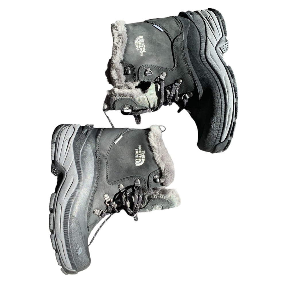 The North Face McMurdo Women's 9 Waterproof PrimaLoft Winter Snow Boots Black - Picture 12 of 13